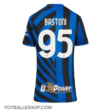 Inter Milan Alessandro Bastoni #95 Replika Hjemmedrakt Dame 2024-25 Kortermet