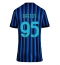 Inter Milan Alessandro Bastoni #95 Replika Hjemmedrakt Dame 2025-26 Kortermet