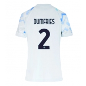 Inter Milan Denzel Dumfries #2 Replika Bortedrakt Dame 2025-26 Kortermet