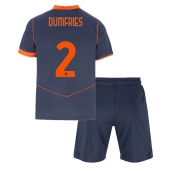 Inter Milan Denzel Dumfries #2 Replika Tredjedrakt Barn 2025-26 Kortermet (+ bukser)