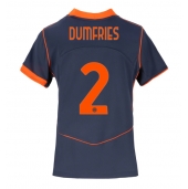 Inter Milan Denzel Dumfries #2 Replika Tredjedrakt Dame 2025-26 Kortermet