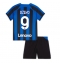 Inter Milan Edin Dzeko #9 Replika Hjemmedrakt Barn 2022-23 Kortermet (+ bukser)