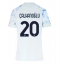 Inter Milan Hakan Calhanoglu #20 Replika Bortedrakt Dame 2025-26 Kortermet