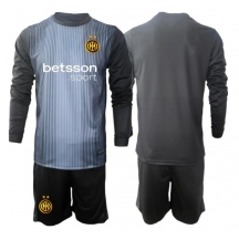 Inter Milan Keeper Replika Hjemmedrakt Barn 2025-26 Langermet (+ bukser)