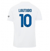 Inter Milan Lautaro Martinez #10 Replika Bortedrakt 2023-24 Kortermet