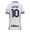 Inter Milan Lautaro Martinez #10 Replika Bortedrakt Dame 2024-25 Kortermet