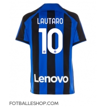 Inter Milan Lautaro Martinez #10 Replika Hjemmedrakt 2022-23 Kortermet