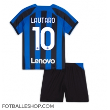 Inter Milan Lautaro Martinez #10 Replika Hjemmedrakt Barn 2022-23 Kortermet (+ bukser)