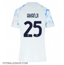 Inter Milan Manuel Akanji #25 Replika Bortedrakt Dame 2025-26 Kortermet