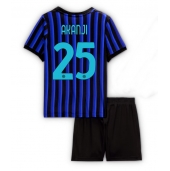 Inter Milan Manuel Akanji #25 Replika Hjemmedrakt Barn 2025-26 Kortermet (+ bukser)
