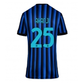 Inter Milan Manuel Akanji #25 Replika Hjemmedrakt Dame 2025-26 Kortermet