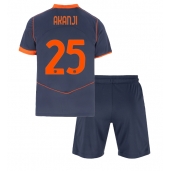 Inter Milan Manuel Akanji #25 Replika Tredjedrakt Barn 2025-26 Kortermet (+ bukser)