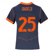 Inter Milan Manuel Akanji #25 Replika Tredjedrakt Dame 2025-26 Kortermet