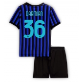 Inter Milan Matteo Darmian #36 Replika Hjemmedrakt Barn 2025-26 Kortermet (+ bukser)
