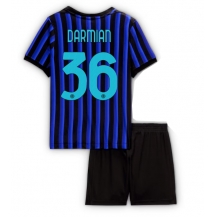 Inter Milan Matteo Darmian #36 Replika Hjemmedrakt Barn 2025-26 Kortermet (+ bukser)