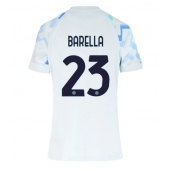 Inter Milan Nicolo Barella #23 Replika Bortedrakt Dame 2025-26 Kortermet