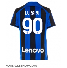 Inter Milan Romelu Lukaku #90 Replika Hjemmedrakt 2022-23 Kortermet