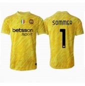 Inter Milan Yann Sommer #1 Keeper Replika Bortedrakt 2024-25 Kortermet