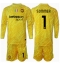 Inter Milan Yann Sommer #1 Keeper Replika Bortedrakt Barn 2024-25 Langermet (+ bukser)