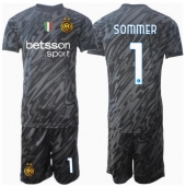 Inter Milan Yann Sommer #1 Keeper Replika Tredjedrakt Barn 2024-25 Kortermet (+ bukser)
