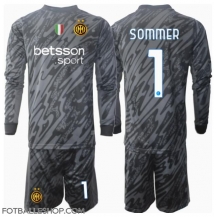 Inter Milan Yann Sommer #1 Keeper Replika Tredjedrakt Barn 2024-25 Langermet (+ bukser)