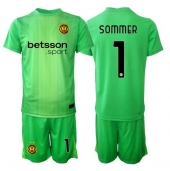 Inter Milan Yann Sommer #1 Keeper Replika Tredjedrakt Barn 2025-26 Kortermet (+ bukser)