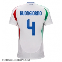 Italia Alessandro Buongiorno #4 Replika Bortedrakt EM 2024 Kortermet