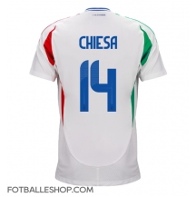 Italia Federico Chiesa #14 Replika Bortedrakt EM 2024 Kortermet