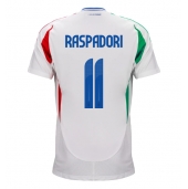 Italia Giacomo Raspadori #11 Replika Bortedrakt EM 2024 Kortermet