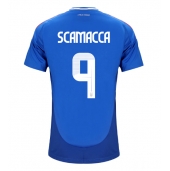 Italia Gianluca Scamacca #9 Replika Hjemmedrakt EM 2024 Kortermet