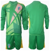 Italia Keeper Replika Bortedrakt Barn EM 2024 Langermet (+ bukser)
