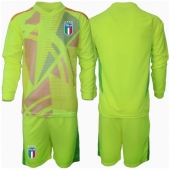Italia Keeper Replika Hjemmedrakt Barn EM 2024 Langermet (+ bukser)