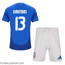 Italia Matteo Darmian #13 Replika Hjemmedrakt Barn EM 2024 Kortermet (+ bukser)
