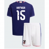 Japan Daichi Kamada #15 Replika Hjemmedrakt Barn VM 2026 Kortermet (+ bukser)