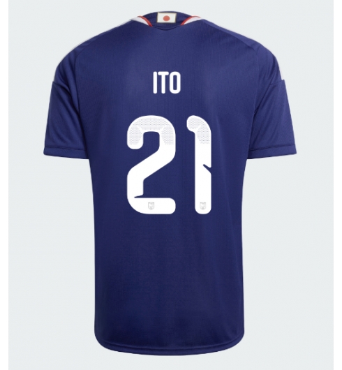 Japan Hiroki Ito #21 Replika Hjemmedrakt VM 2026 Kortermet Japan Hiroki Ito #21 Replika Hjemmedrakt VM 2026 Kortermet