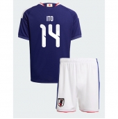 Japan Junya Ito #14 Replika Hjemmedrakt Barn VM 2026 Kortermet (+ bukser)