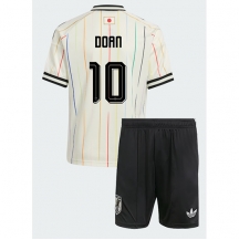 Japan Ritsu Doan #10 Replika Bortedrakt Barn VM 2026 Kortermet (+ bukser)