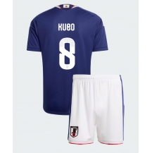 Japan Takefusa Kubo #8 Replika Hjemmedrakt Barn VM 2026 Kortermet (+ bukser)