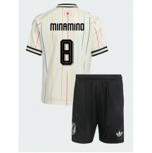 Japan Takumi Minamino #8 Replika Bortedrakt Barn VM 2026 Kortermet (+ bukser)