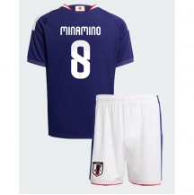 Japan Takumi Minamino #8 Replika Hjemmedrakt Barn VM 2026 Kortermet (+ bukser)