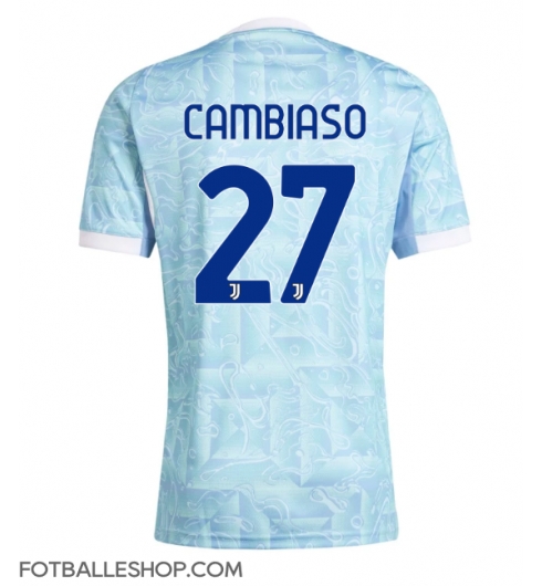 Juventus Andrea Cambiaso #27 Replika Bortedrakt 2025-26 Kortermet Juventus Andrea Cambiaso #27 Replika Bortedrakt 2025-26 Kortermet