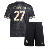 Juventus Andrea Cambiaso #27 Replika Tredjedrakt Barn 2025-26 Kortermet (+ bukser)