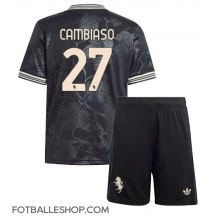 Juventus Andrea Cambiaso #27 Replika Tredjedrakt Barn 2025-26 Kortermet (+ bukser)