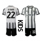 Juventus Angel Di Maria #22 Replika Hjemmedrakt Barn 2022-23 Kortermet (+ bukser)