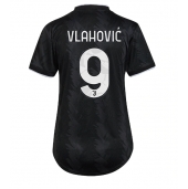 Juventus Dusan Vlahovic #9 Replika Bortedrakt Dame 2022-23 Kortermet