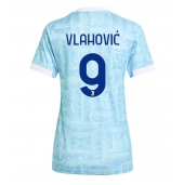 Juventus Dusan Vlahovic #9 Replika Bortedrakt Dame 2025-26 Kortermet
