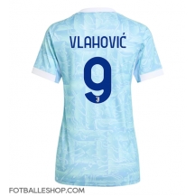 Juventus Dusan Vlahovic #9 Replika Bortedrakt Dame 2025-26 Kortermet