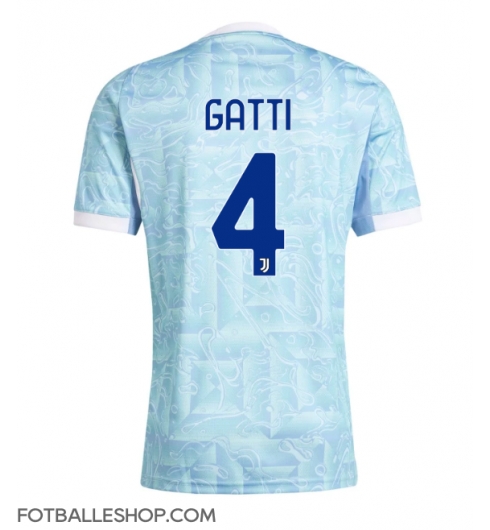 Juventus Federico Gatti #4 Replika Bortedrakt 2025-26 Kortermet Juventus Federico Gatti #4 Replika Bortedrakt 2025-26 Kortermet