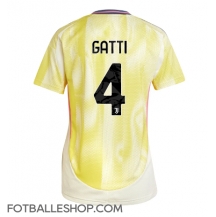 Juventus Federico Gatti #4 Replika Bortedrakt Dame 2024-25 Kortermet