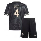 Juventus Federico Gatti #4 Replika Tredjedrakt Barn 2025-26 Kortermet (+ bukser)